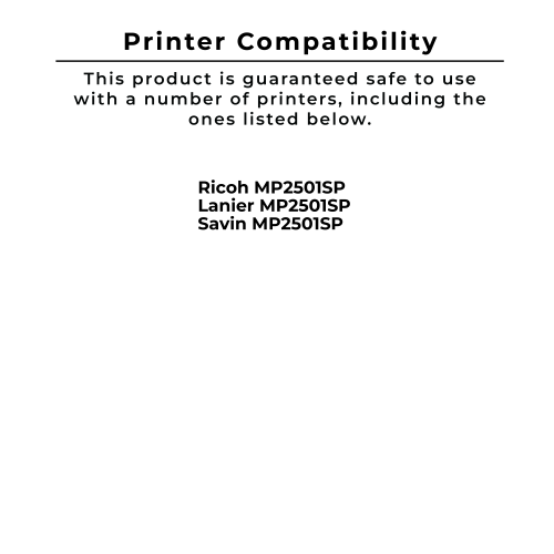 Zoomtoner Compatible RICOH 841768 Laser Toner Cartridge Black