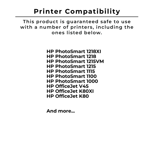 Zoomtoner Compatible HP 51645A / C6578A Ink / Inkjet Cartridge Combo Pack Black Tri-Color