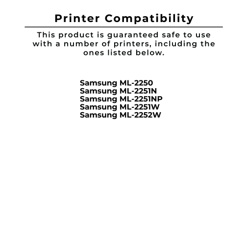 Zoomtoner Compatible SAMSUNG ML-2250D5 Laser Toner Cartridge