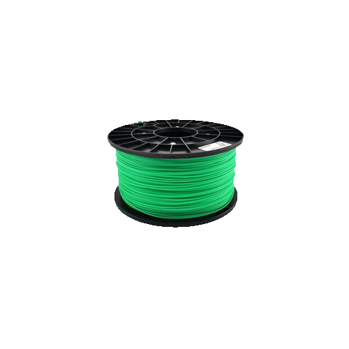 Cartouche d’encre en poudre compatible avec les imprimantes 3D N3D-PLA-G-GN de Zoomtoner vert luminescent 1 kg/Rouleau brillant dans un diamètre fonc