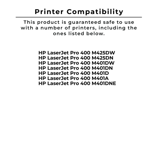 Zoomtoner Compatible HP MICR-CF280X Laser Toner Cartridge Black