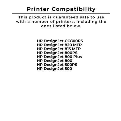 Ensemble de cartouches d’encre et d’encre à haut rendement 82 de Zoomtoner compatibles avec HP