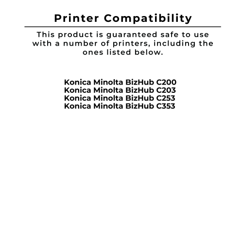 Zoomtoner Compatible KONICA / MINOLTA IU211C Drum Reset Chip Cyan