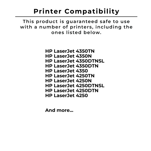 Zoomtoner Compatible HP MICR-Q5942A HP42A Laser Toner Cartridge