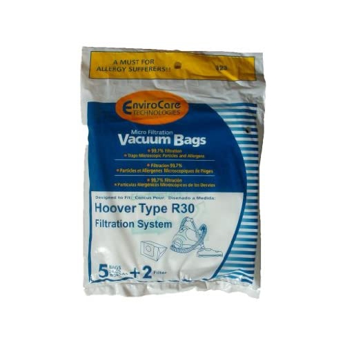 10 Hoover R30 Allergy Vacuum BAG + Filters, Canister Vacuum Cleaners, 40101002, S1361, Type R30 Bags