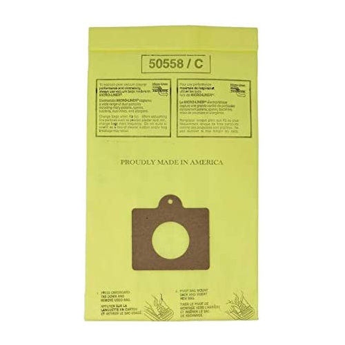 Micro-Lined Kenmore C 50403 5055 50558 / C-5 Disposable Canister Vacuum Cleaner Bag