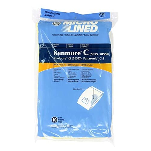 Micro-Lined Kenmore C 50403 5055 50558 / C-5 Disposable Canister Vacuum Cleaner Bag