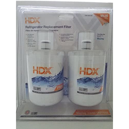 HDX  Fmm-1 Refrigerator Replacment Water Filter Twin Value Pack for Maytag Ukf7003