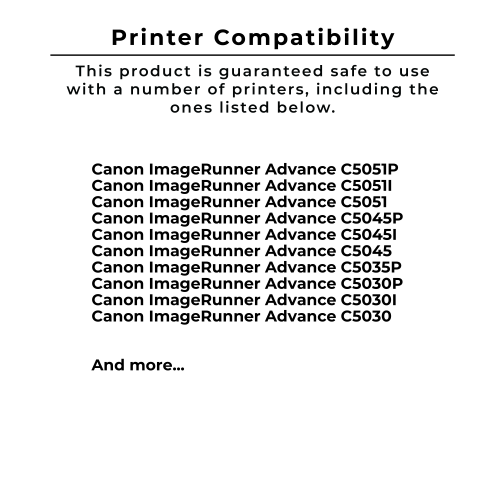 Zoomtoner Compatible CANON FM3-5945-010 Waste Toner Bottle