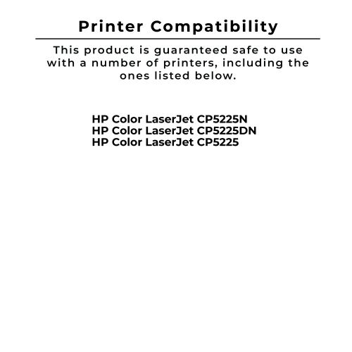 Zoomtoner Compatible HP CE742A Laser Toner Cartridge Yellow