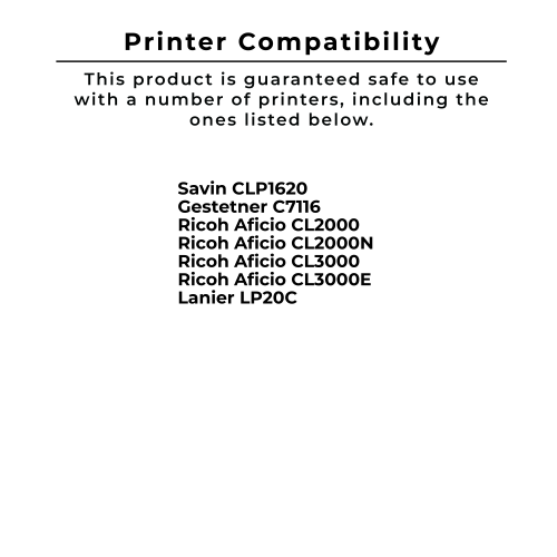 Cartouche de toner laser RICOH 400975 compatible avec Zoomtoner, magenta