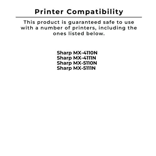 ~Brand New Original Sharp MX51NTBA Laser Toner Cartridge Black