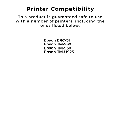 Zoomtoner Compatible EPSON ERC-31PL Ribbons 6-PACK Purple