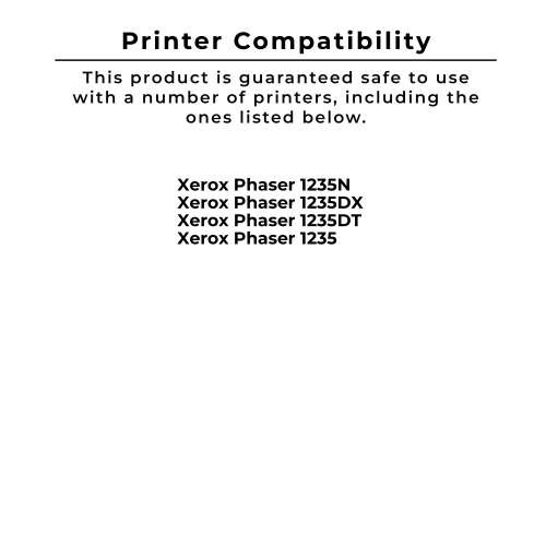 Ensemble de cartouches de toner laser compatible avec TEKTRONIX 1235 de Zoomtoner, noir, cyan, magenta, jaune