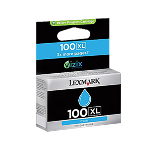~Brand New Original LEXMARK / IBM 14N1069 100XL High Yield Ink / Inkjet Cartridge Cyan