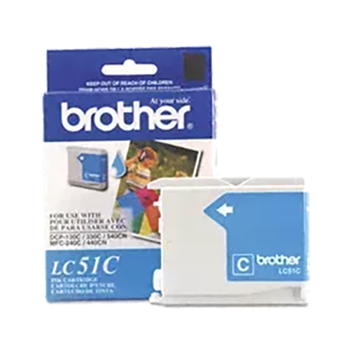 ~Brand New Original BROTHER LC51C Ink / Inkjet Cartridge Cyan