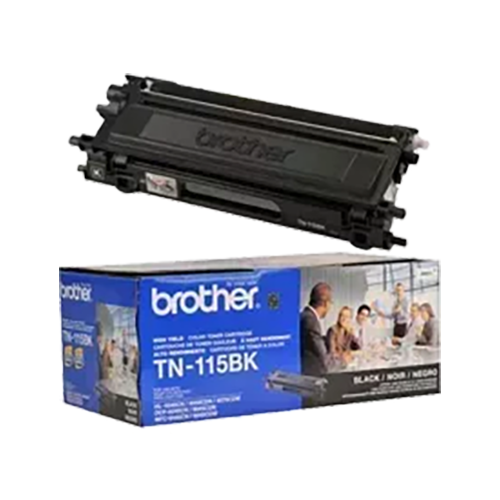 ~Brand New Original BROTHER TN115BK Laser Toner Cartridge Black High Yield