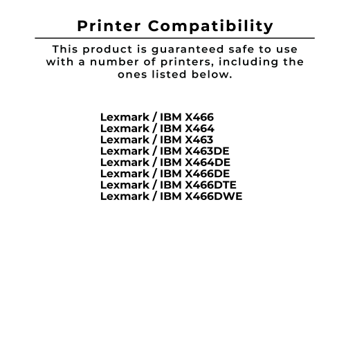 ~Brand New Original LEXMARK / IBM X463X11G Extra High Yield Laser Toner Cartridge