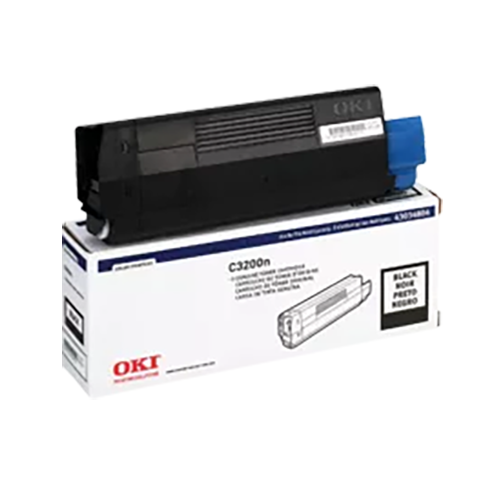 ~Brand – Cartouche de toner laser OKIDATA 43034804 originale, noir