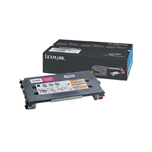 ~tout nouveau Cartouche de toner originale LEXMARK/IBM C500H2MG à rendement élevé magenta