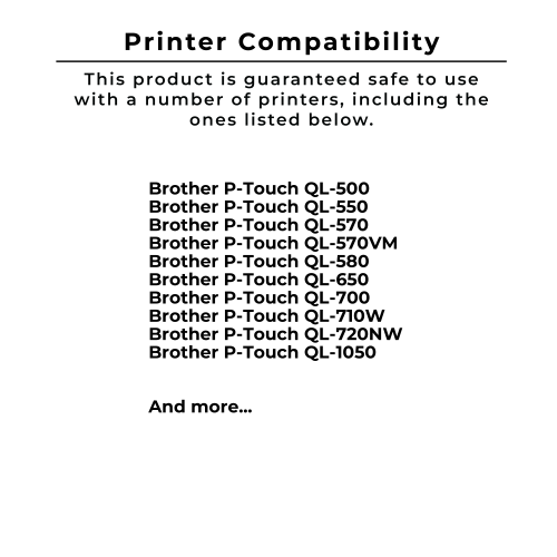 Zoomtoner Compatible BROTHER DK-1203 Die Cut File Folder paper labels - 0.66 x 3.4 Inch -300 labels