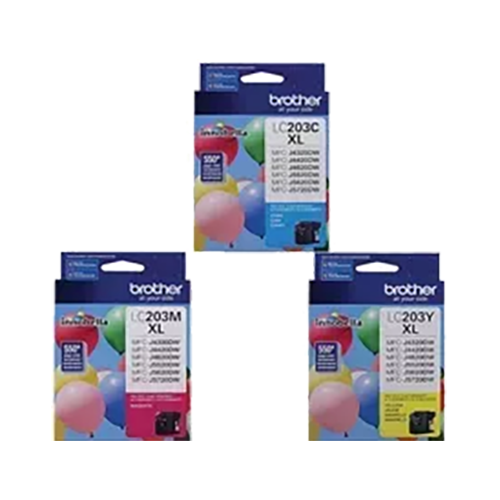 ~tout nouveau BROTHER LC2033PKS d'origine encre / jet d'encre Paquet de 3 couleurs cyan jaune magenta