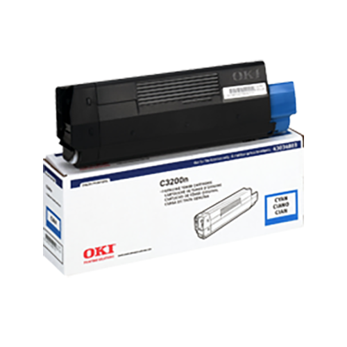 ~Brand – Cartouche de toner laser OKIDATA 43034803 original, cyan