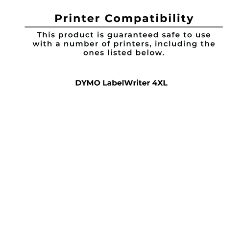 Zoomtoner Compatible DYMO 1744907 Large Shipping Label Roll