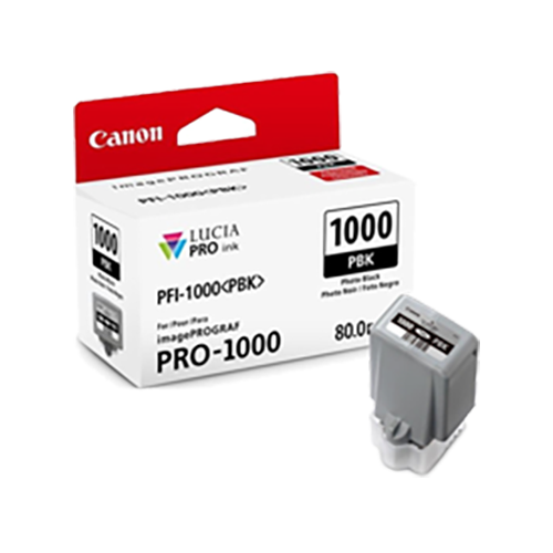 CANON  Pfi-1000Pbk Ink / Inkjet Cartridge Photo In Black