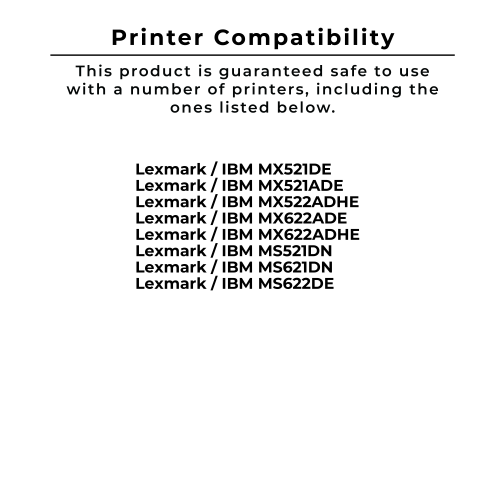 Zoomtoner Compatible LEXMARK 56F1U00 Ultra High Yield Laser Toner Cartridge Black