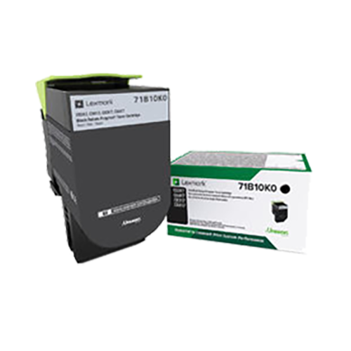 ~Brand New Original LEXMARK / IBM 71B1HK0 High Yield Laser Toner Cartridge Black