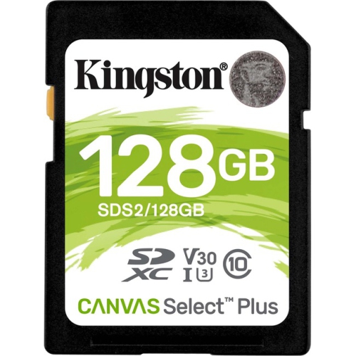 Kingston SDS2 Canvas Select Plus SD Card For HD 1080p And 4K Video Cameras