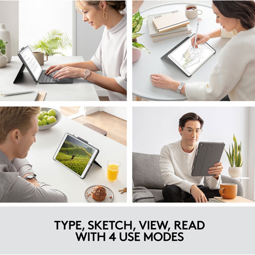 Logitech Combo Touch Keyboard Case for iPad (9th/8th/7th Gen) - English