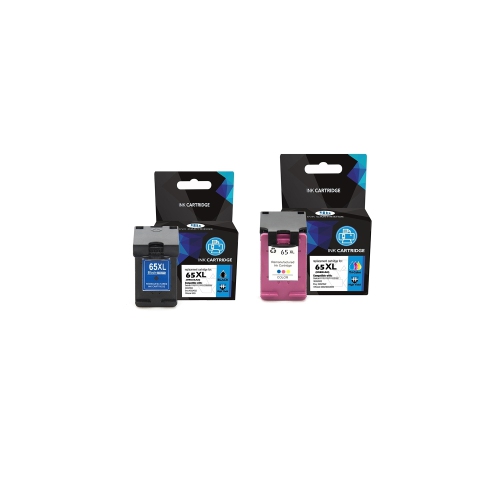 Gotoners™ 2PK HP 65XL BK High Capacity Remanufactured Ink for HP 2625, 2652, 3720,3722,3723,3752,3755