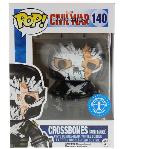 Pop Marvel 3.75 Inch Action Figure Captain America Civil War - Crossbones #140 Exclusive