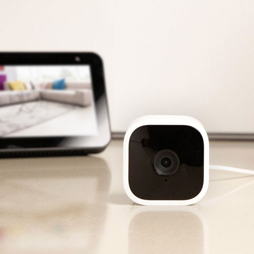 Blink Mini Wi-Fi Indoor 1080p IP Camera - 2 Pack - White