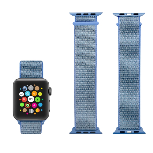 Bracelet sport de remplacement en nylon tissé perméable à l'air de Navor pour Apple iWatch Series se/9/8/7/6/5/4/3/2/1