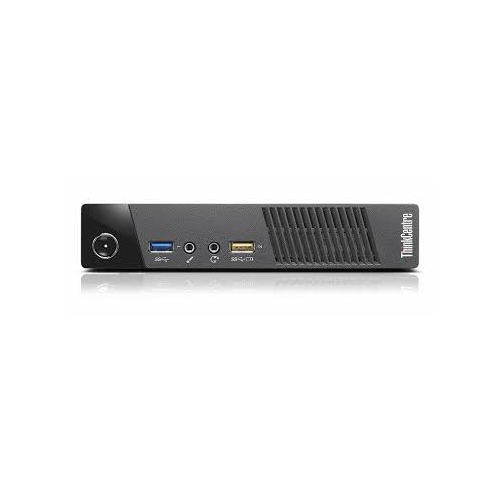 Refurbished - Lenovo ThinkCentre M93p Intel Core i5 4th Gen Tiny Desktop, 4 RAM, 256 Solid State Drive, Windows 10 Pro -