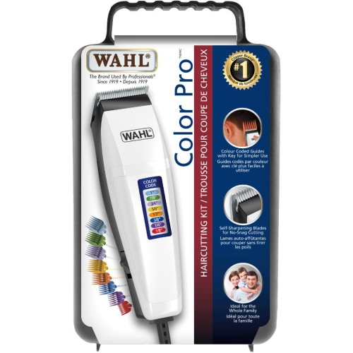 WAHL - 17 Pieces Hair Clipper and Accessories Set, White