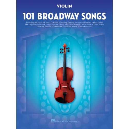 101 chansons de Broadway pour violon