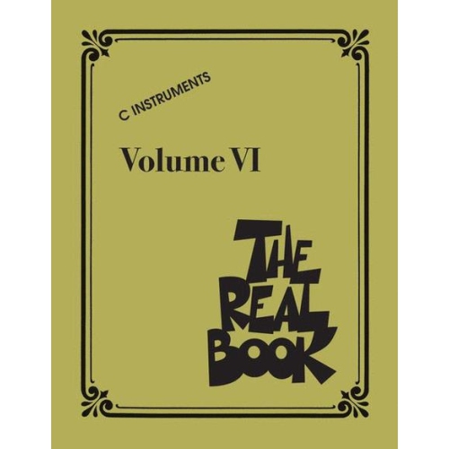 Le volume VI du Real Book - C Instruments