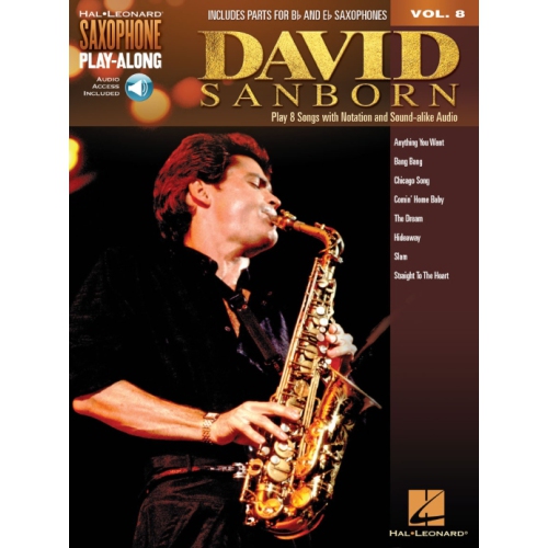 David Sanborn Saxophone Play-Along vol 8 avec audio en ligne