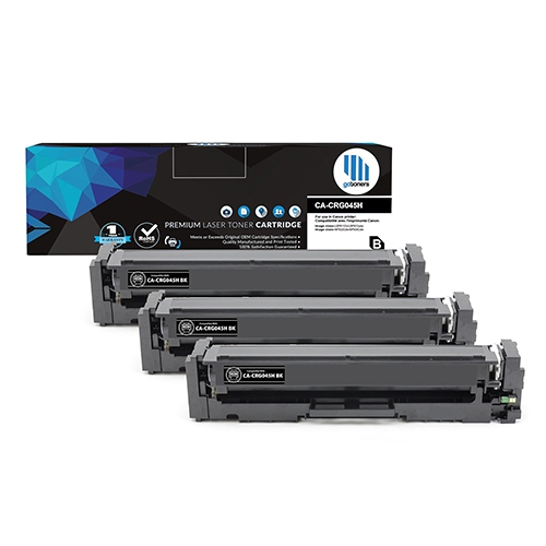 Gotoners™ 3PK Canon 045H New Compatible High Yield Black Toner Cartridge For imageCLASS MF634Cdw/MF632Cdw/LBP612Cdw