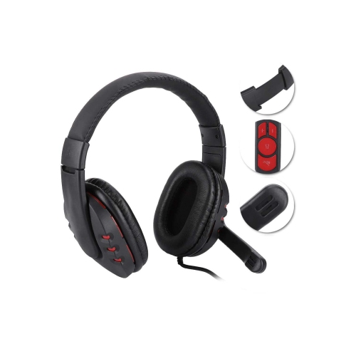 Ovleng Q7 USB Gaming Headset with Microphone - Super Bass! Micro SD card support