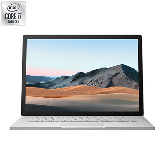 Microsoft Surface Book 3 15" 2-in-1 Laptop - Platinum - French