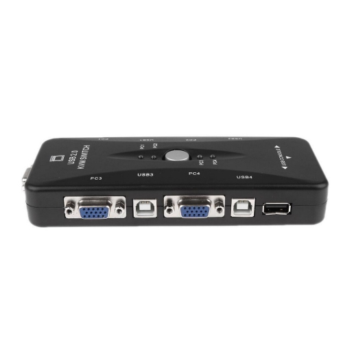 AxGear – Souris de clavier de moniteur KVM USB à 4 ports