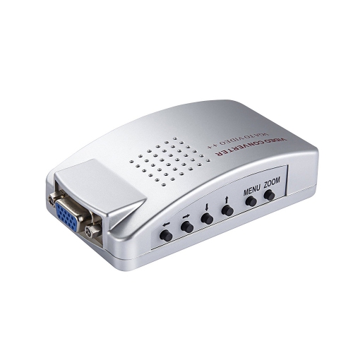 axGear VGA to BNC S-Video Converter Box Adapter Coaxial Video Out