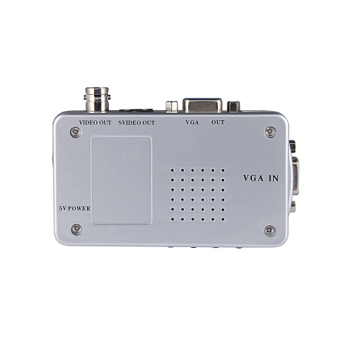 axGear VGA to BNC S-Video Converter Box Adapter Coaxial Video Out