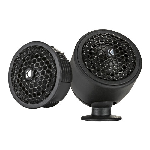 NEW 1" Flush Mount Auto Tweeters.w/ Crossover.One inch Speaker PAIR.4