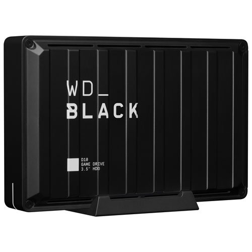 Disque dur externe de jeu portatif USB de 8 To D10 de WD_BLACK